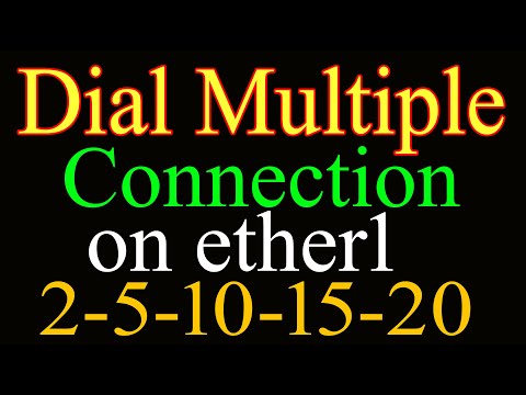 MikroTik Tutorial 49- Dial Multiple Connection on ether1 in Hindi & Urdu
