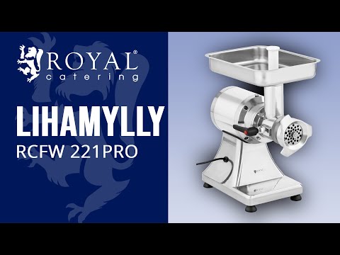 video - Lihamylly - 220 kg/h - Royal Catering - 735 W