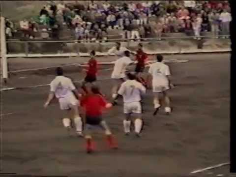 S.D. Tenisca  0- 0 C.D.  Mensajero. E.Miraflores . 22-04-1990 .(resumen) Gilberto Hernández)