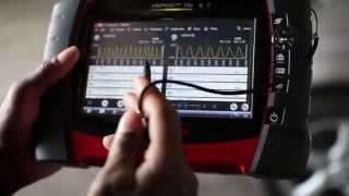 How to check for slow response on an O2 sensor using a scan tool