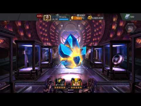 5 star Iceman Crystal opening.! Marvel Contest of Champions