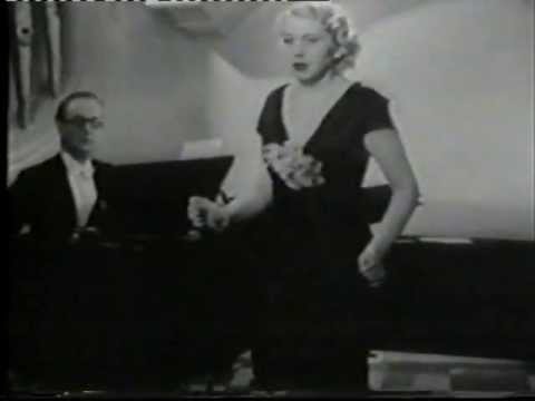 Erna Sack (live) - sings "Ein Blumenstrauß aus Nizza" (Filmversion) in "Blumen aus Nizza" 1936