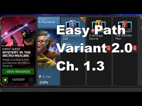 Variant 2.0 | EASY PATH | Chapter 1.3 | Mystery in the Micro Realms | Marvel Contest of Champions