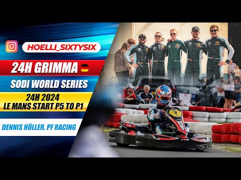 24h Kartcenter Grimma, Germany 🇩🇪  Sodi world series 2024, LeMans Start P5 to P1, Dennis Höller