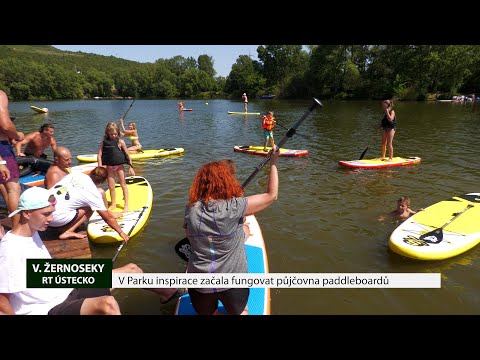 V. ŽERNOSEKY: V Parku inspirace začala fungovat půjčovna paddleboardů