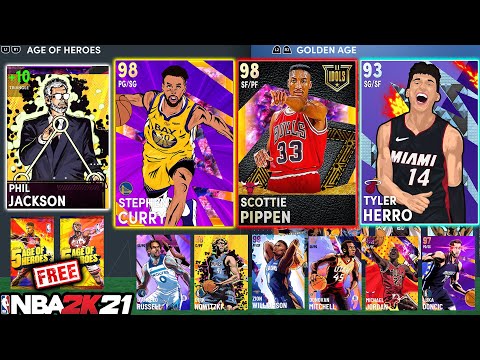 GALAXY OPAL STEPH CURRY, NEW FREE HEROES AND THE FINAL HEROES COMING IN NBA 2K21 MYTEAM
