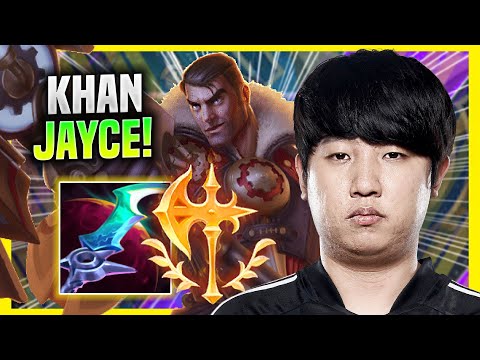 KHAN CHILLING WITH JAYCE IN KR SOLOQ! - DK Khan Plays Jayce TOP vs Viego!