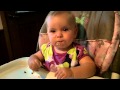 Addie Eating Dinner