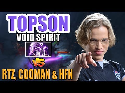 TOPSON SPAMMING VOID SPIRIT VS ARTEEZY, COOMAN && HFN - DOTA 2 DOTA 2