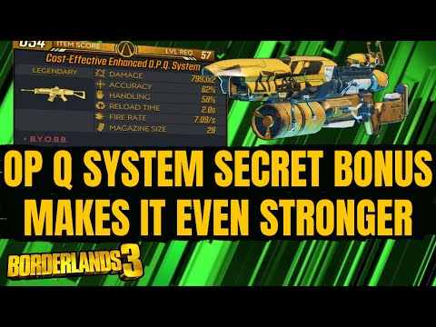OPQ System SECRET BONUS! Borderlands 3 How To Make OPQ System Even STRONGER!