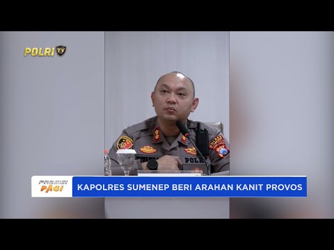 KAPOLRES SUMENEP BERIKAN ARAHAN KEPADA KANIT PROVOS DARI POLSEK JAJARAN