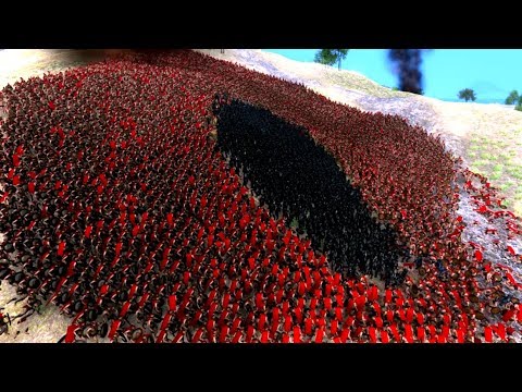 6000 Spartans VS 1000 Predators Ultimate Epic Battle Simulator