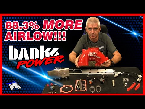 88.3% MORE Airflow: Banks Monster-Ram Intake w/Heater Upgrade for 13-18 Dodge 6.7 Cummins #diesel