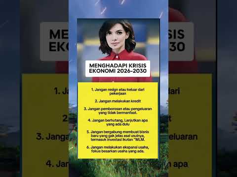 Krisis ekonomi semakin dekat, yuk simak 6 langkah penting agar tetap aman secara finansial dan nggak salah langkah! 💸✨