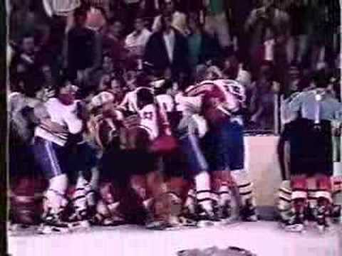 '87 Flyers / Canadiens  Pre Game Brawl
