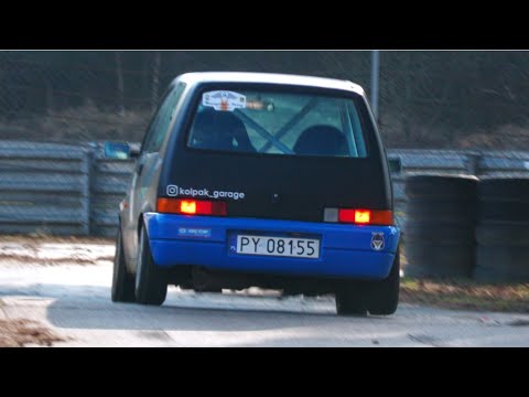 Szymon Hamelka,  Fiat Cinquecento - IV SuperOES Tor Poznań - 22.03.2025
