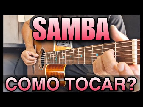 Como Tocar Ritmo de Samba para Violão (aula prática) Hamilton Oliveira