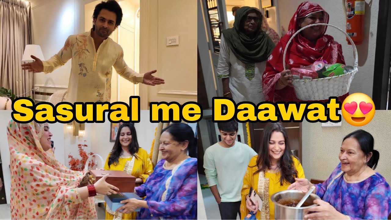 Sasural Me Diwali ki Daawat | Yaar ki Shaadi | Shoaib Ibrahim | vlog