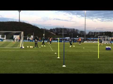 Schalker Trainingsspiel auf 4 Tore