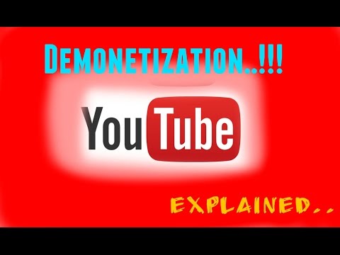 Demonetization in YouTube | Explained