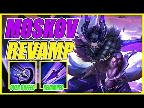 *NEW UPDATE* BUFFED MOSKOV IS RIDICILOUS ( Crazy AOE Basic ATKs ) | Mobile Legends |MLBB