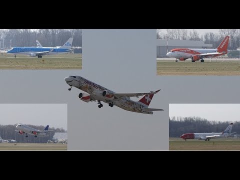 Ruch na lotnisku Balice (Krakow Airport - Poland)