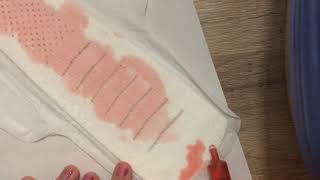 Always Overnight Pad Absorbency Test