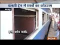 Students vandalise AC and Non-AC coaches of Chauri Chaura Express in Kanpur