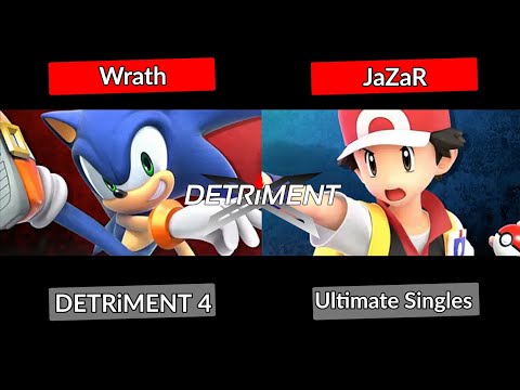 DETRiMENT 4 - Wrath (Sonic) vs JaZaR (Pokemon Trainer) | Smash ultimate ssbu