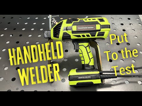 Testing The Handheld Welder