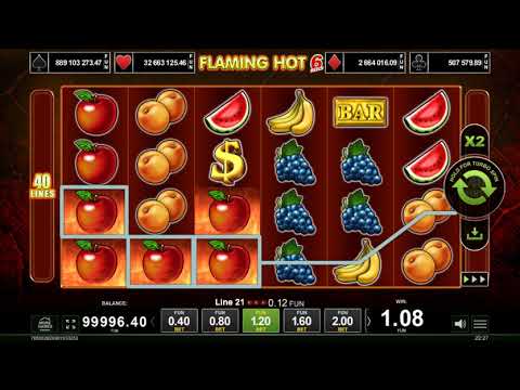Flaming Hot 6 Reels – Video Gameplay