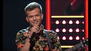 The Voice USA 2018 - Britton Buchanan amazing "Trouble" - Adam Levine is BLOCKED by Blake!
