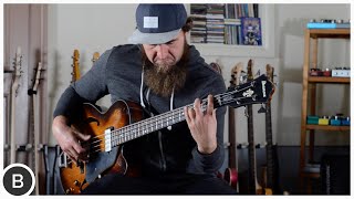 Video thumbnail for IBANEZ SEMI-ACOUSTIC BASS - AFBV200A /// BassTheWorld.com by BassTheWorld.com