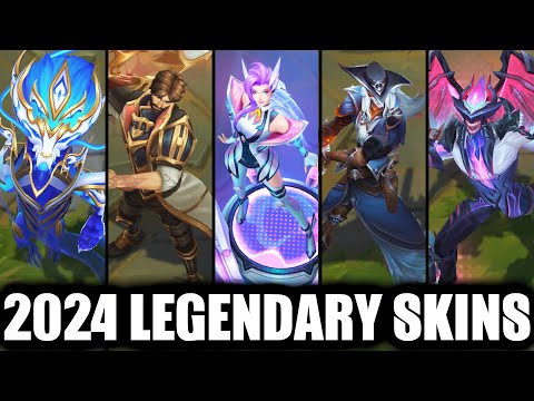 All Legendary Skins Spotlight Released in 2024 (League of Legends)