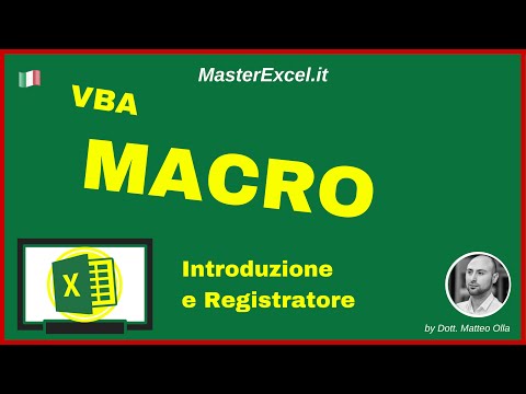 MasterExcel.it | Creare Macro Excel: Introduzione alle Macro e al Registratore Macro di Excel