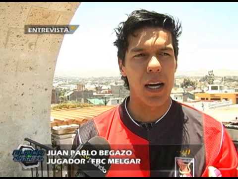 Juan Pablo Begazo dará seguridad al arco del FBC Melgar /  MUNDO DEPORTE 2012