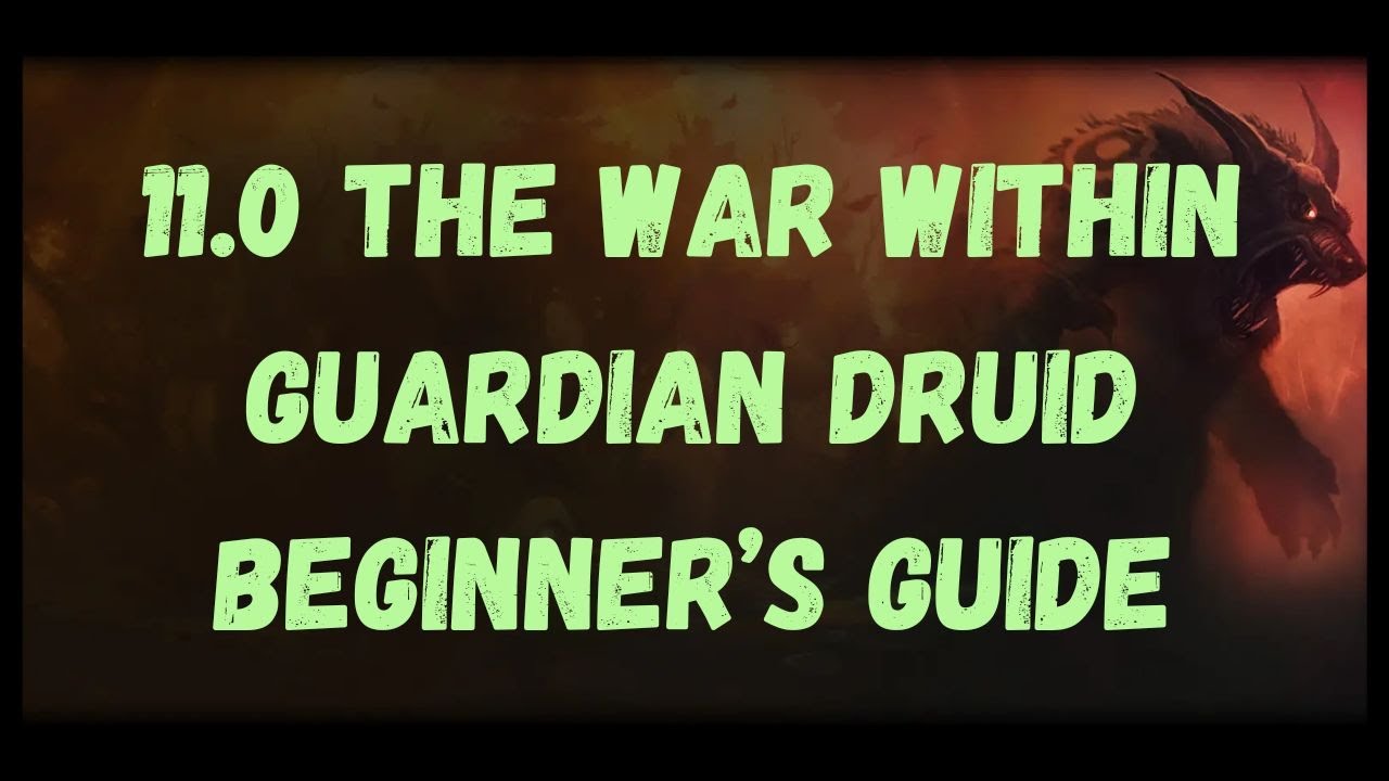 Guardian Druid Guide How To Not Die