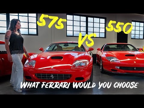 Ferraris front engine V12: 550 vs. 575