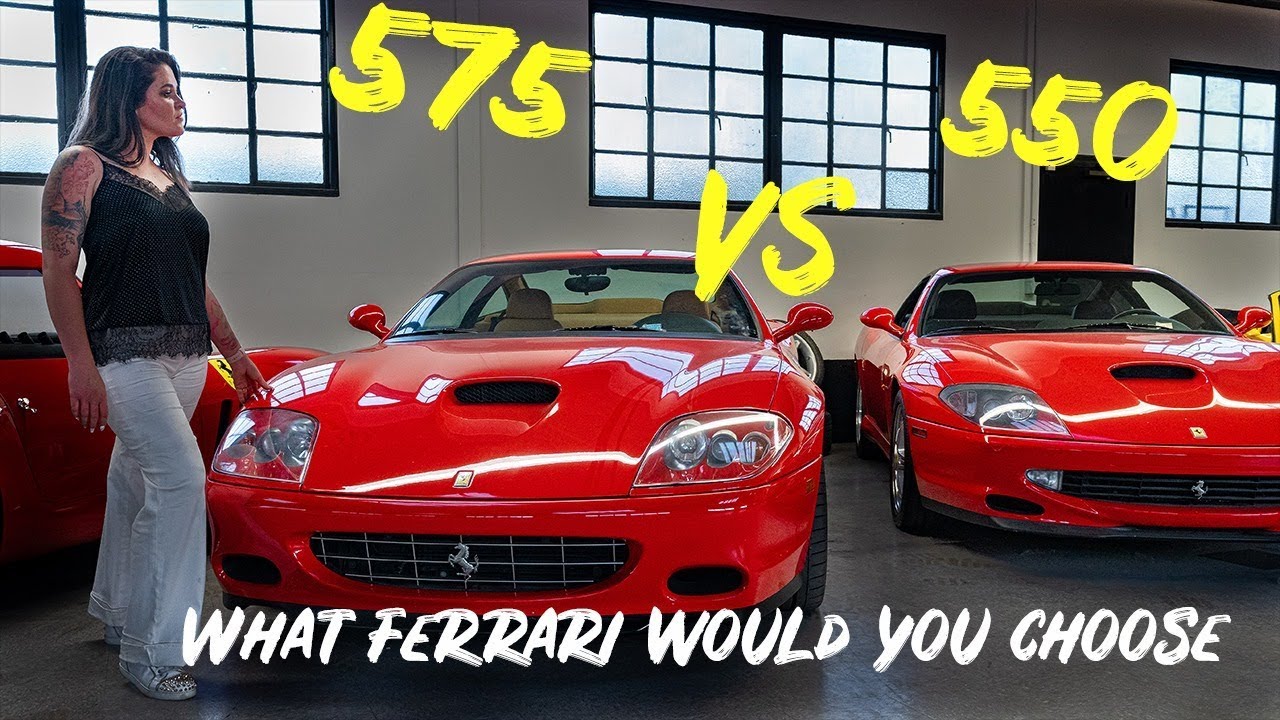 What is the difference between a Ferrari 550 and 575?