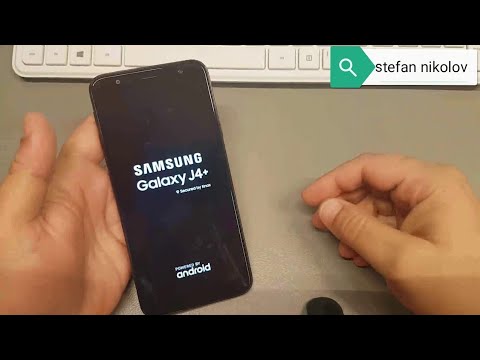 Hard reset Samsung J4 plus SM-J415FN. Unlock pattern/pin/password lock.