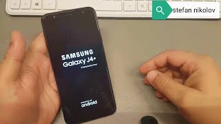 Hard reset Samsung J4 plus SM-J415FN. Unlock pattern/pin/password lock.