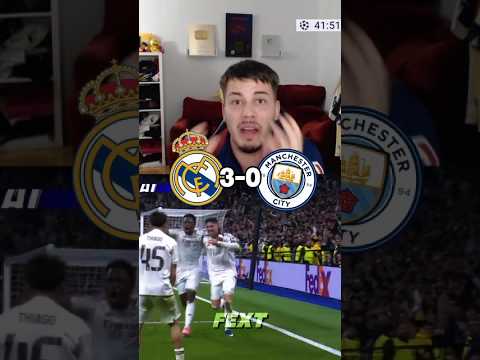 ⚡⚽|REACTION DAVID SUAREZ  MADRID 3-0 CITY 🏆🔥 #shorts #realmadrid