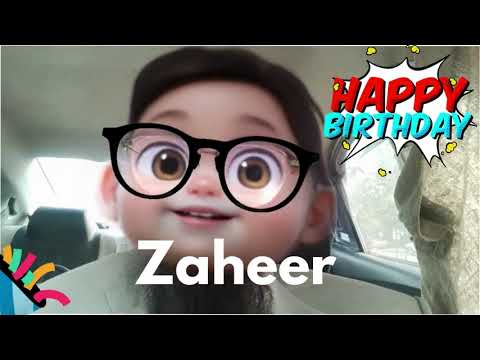 Happy Birthday Zaheer | Birthday Cake Zeheer | Birthday Song Zaheer | Birthday Wishes Zaheer