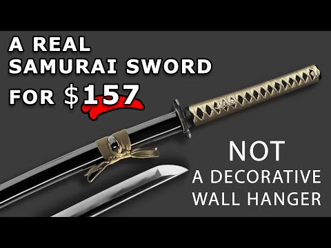 A Super Cheap Practical Katana. An Affordable Japanese-Style Sword That Has a Real Hamon