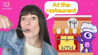 At the Restaurant | Vocabulary | ESL Games for Kids
