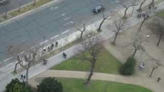 Epic Paper Plane off the Eiffel Tower