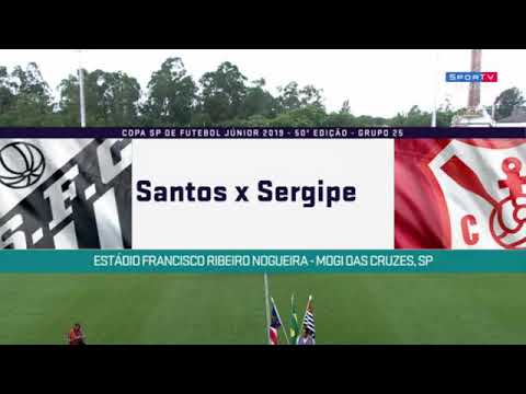 Santos x Sergipe copinha 2019