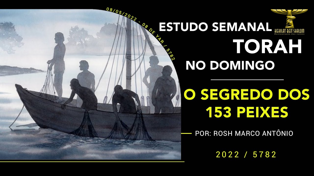 Estudo Semanal - Torah no Domingo - O SEGREDO DOS 153 PEIXES - 2022/5782