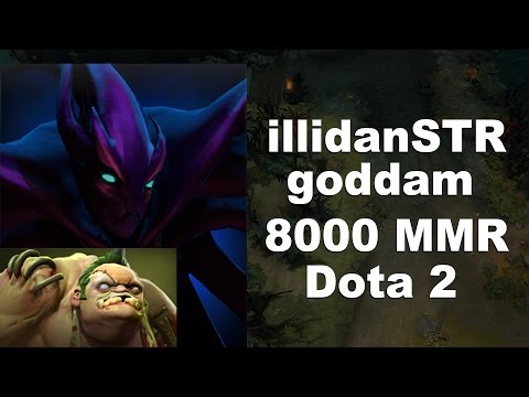 illidanSTR Spectre goddam Pudge 8000 MMR EU West Dota 2