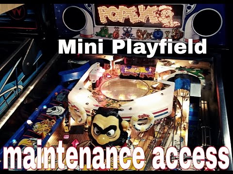 Popeye pinball upper playfield access resource video PSTE machine saves the earth - Tech Tip